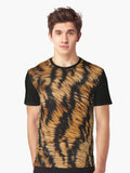 Tiger fur Camo Graphic T Shirt T Shirt Aesthetic Fit High CTR Pick