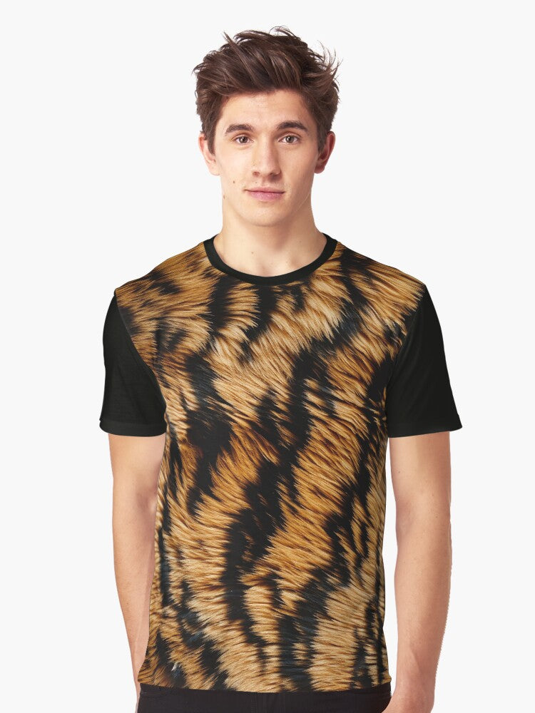 Tiger fur Camo Graphic T Shirt T Shirt Aesthetic Fit High CTR Pick