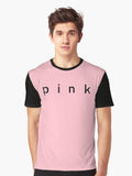 Pink Graphic T Shirt T Shirt Everyday Wear