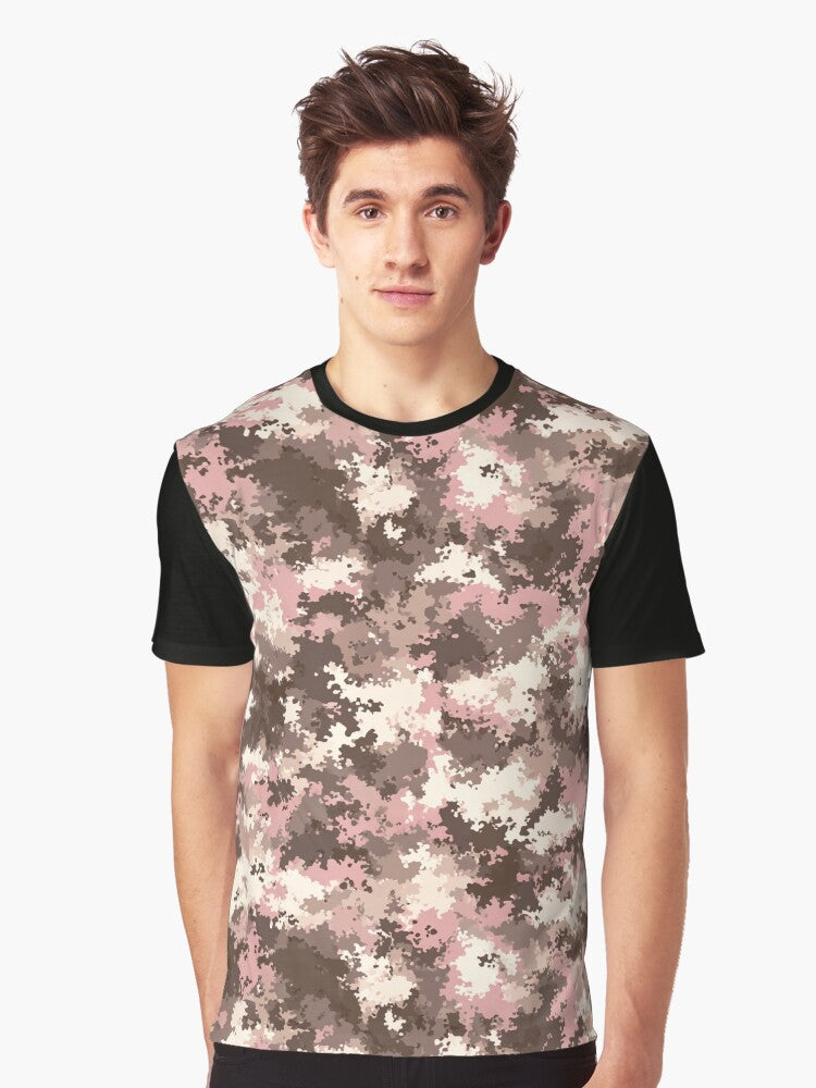 Unique Forest Pixelated Camo Pattern For Outdoor Gear Lover Graphic T Shirt T Shirt Trending 2025 Fan Favorite