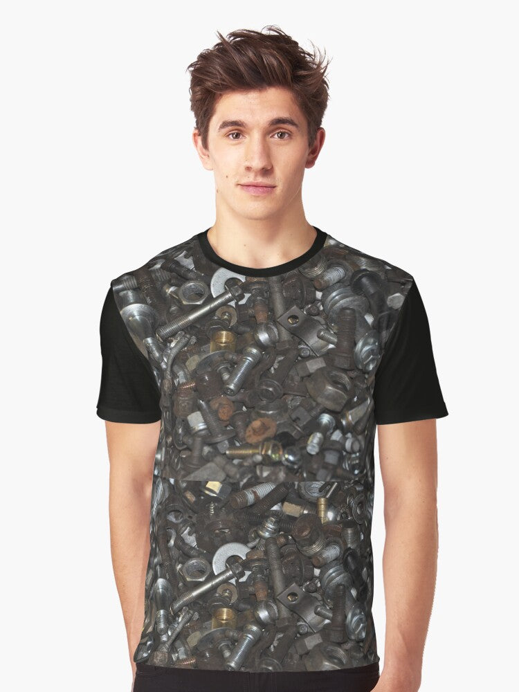 Nuts n Bolts Graphic T Shirt T Shirt High Search Demand Limited Drop Feel