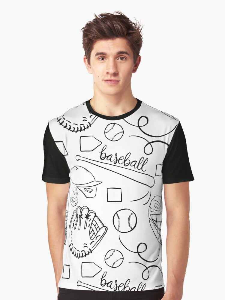Let s play baseball Graphic T Shirt T Shirt Comfort Fit Fan Favorite