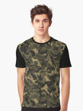 Edgy Military Camouflage Style For Hiking Enthusiast Graphic T Shirt T Shirt Best Seller Look Fan Favorite
