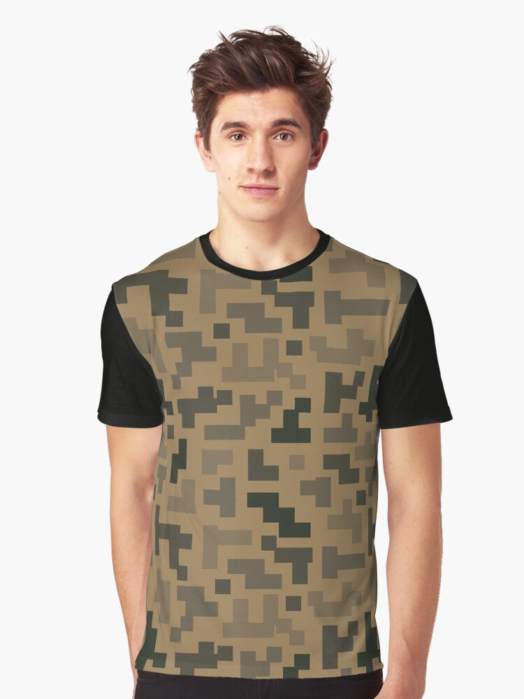 camouflage design Graphic T Shirt T Shirt Best Seller Look Daily Comfort