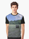 Hay in the Field Graphic T-Shirt