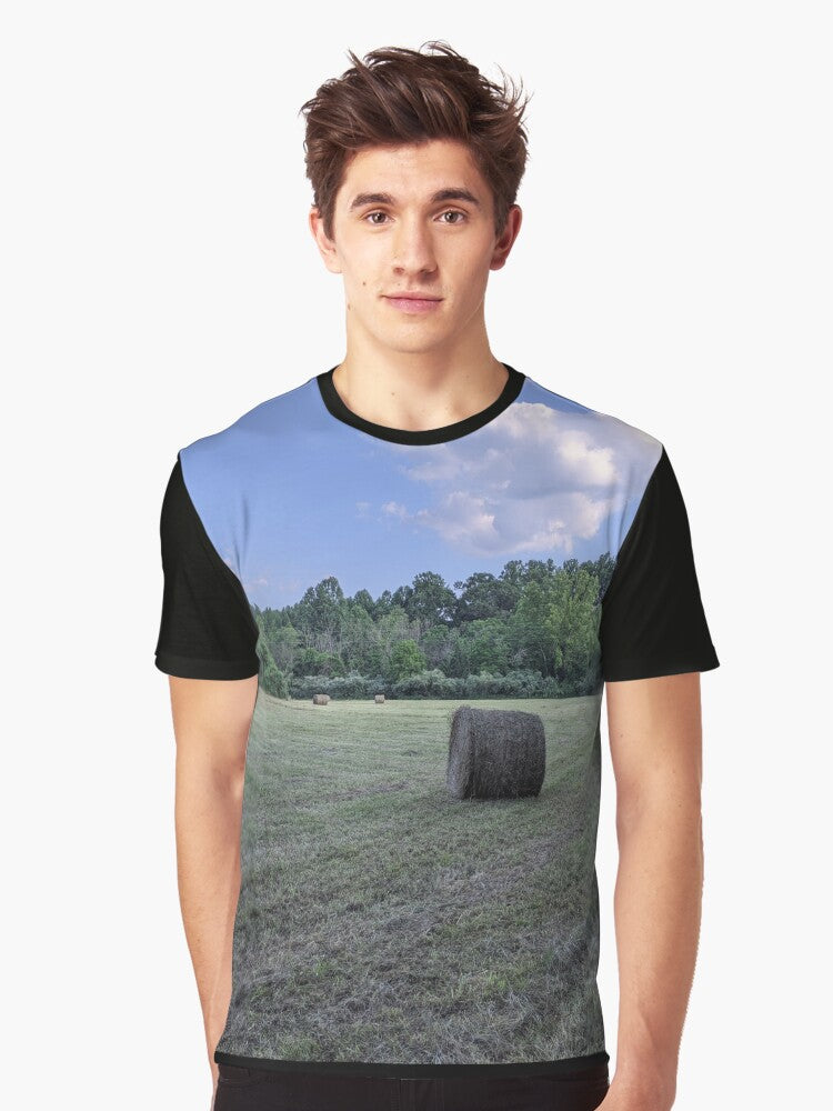 Hay in the Field Graphic T-Shirt