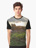Garden Evening Graphic T-Shirt