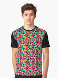 Camouflage Pattern Mash Graphic T Shirt T Shirt Trending 2025 Fan Favorite