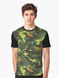 Trendy Hunting Camouflage Texture For Outdoor Enthusiast Graphic T Shirt T Shirt High Search Demand Top Rated Design
