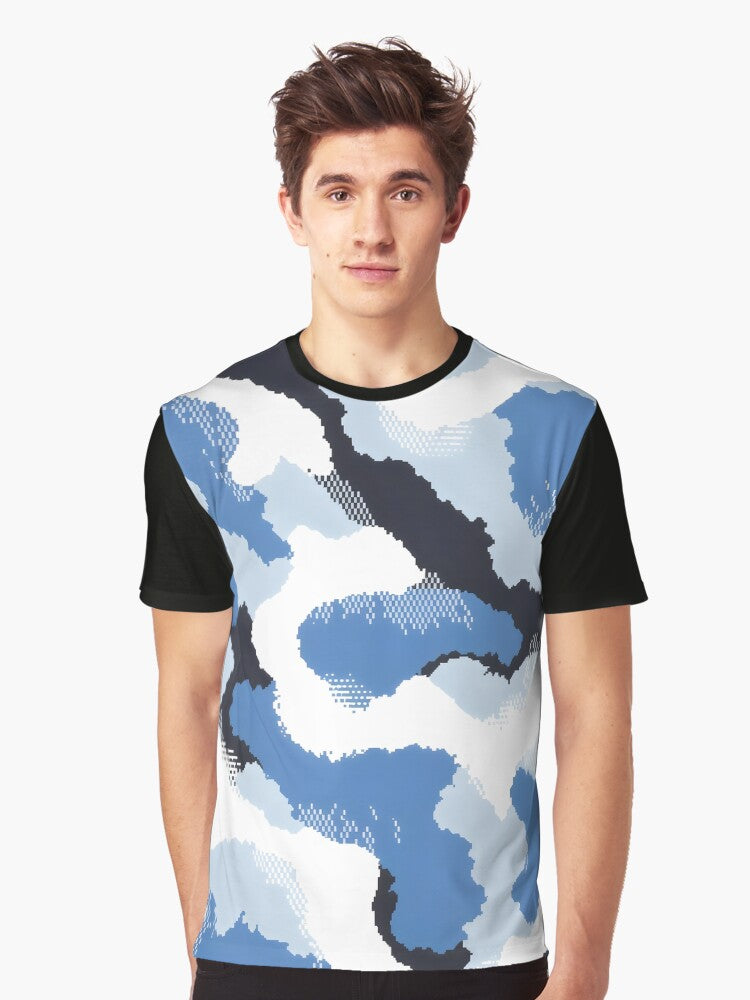 Arctic Camouflage Graphic T Shirt T Shirt Best Seller Look Hot Search US