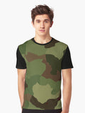 Camo Pattern Design Graphic T Shirt T Shirt Aesthetic Fit Fan Favorite