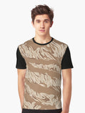 Brown Camo Print Graphic T Shirt T Shirt Trending 2025 High CTR Pick