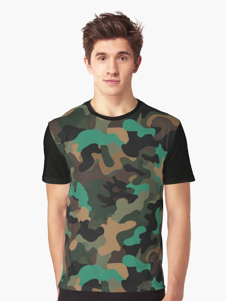 Unique Wild Camouflage Texture For Survivalist Fan Graphic T Shirt T Shirt Premium Quality Streetwear Essential