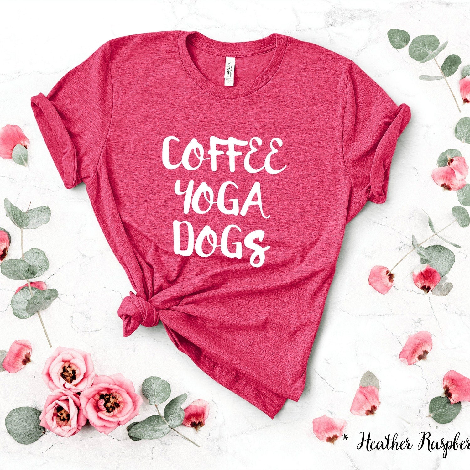 Coffee Yoga Dogs Shirt | Workout Pilates Instructor Lover Great Tee