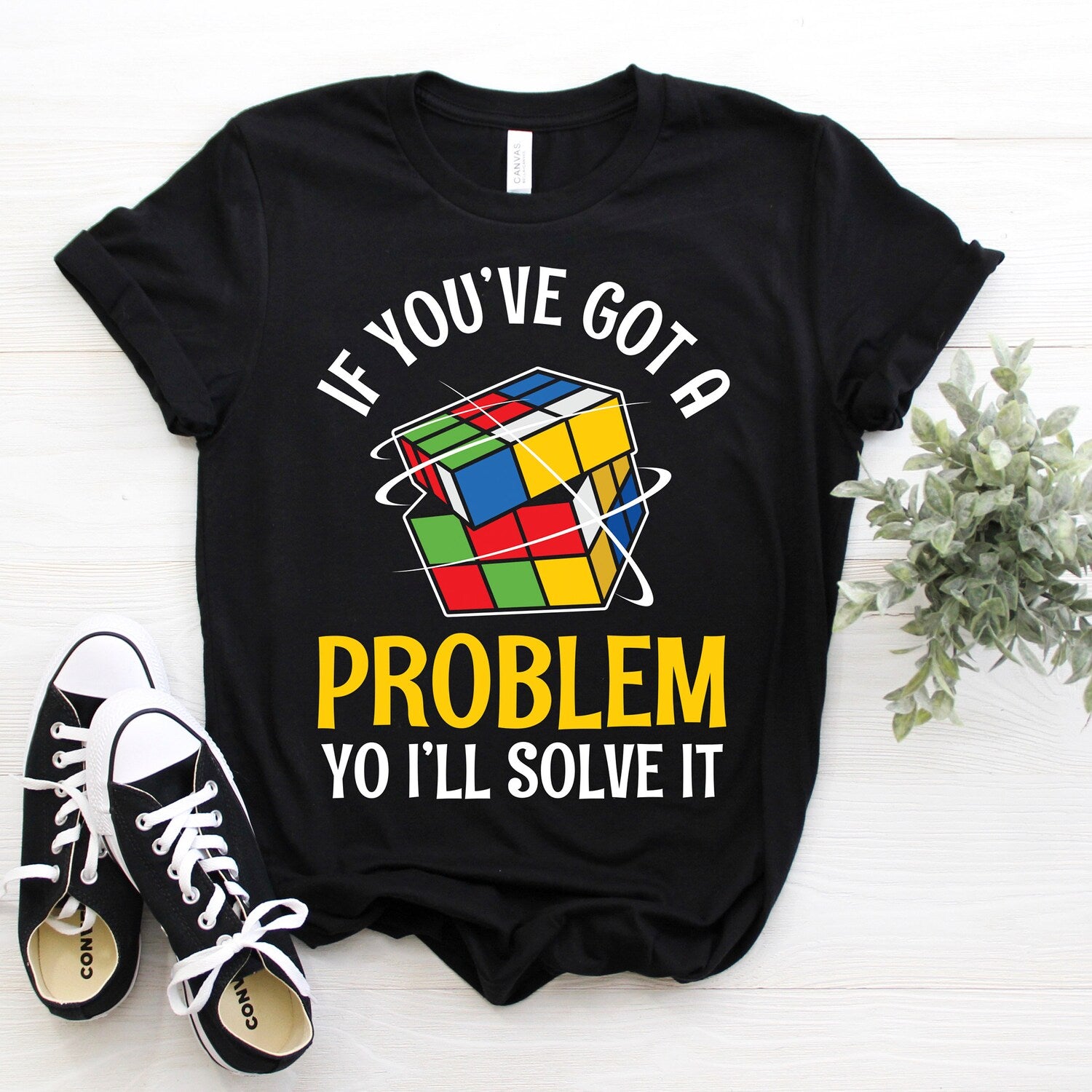 Rubik Cube Retro Vintage Colorful Cube Game Math T-Shirt, Rubiks Cube Costume Gifts, Rubik's Solve Lover Birthday Present Shirts, Funny Tees