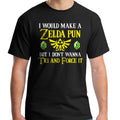 Zelda Pun T-Shirt | Men's Short Sleeve T-Shirt | Funny Gaming Apparel