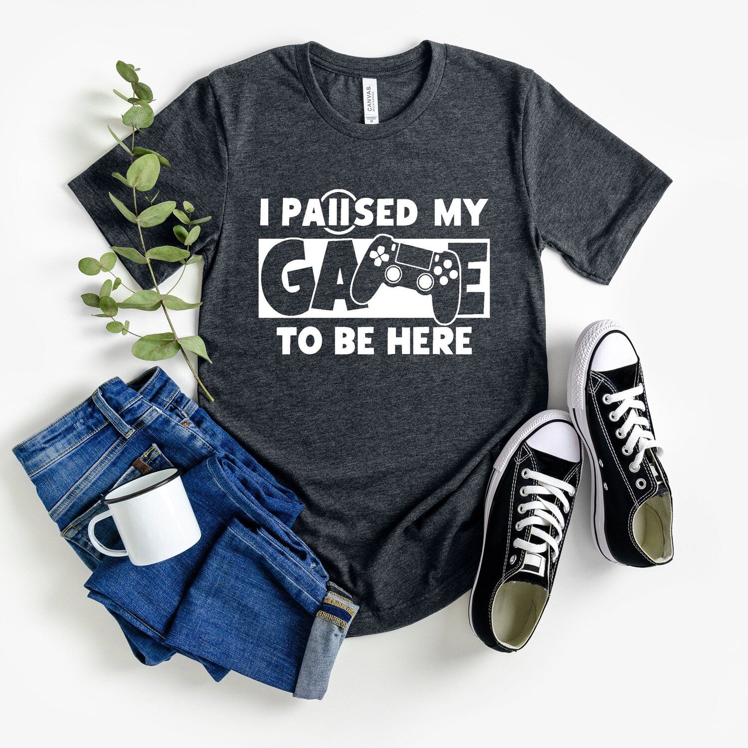 I Paused My Game To Be Here Shirt | Funny Gaming Shirt | Gift For Gamers
