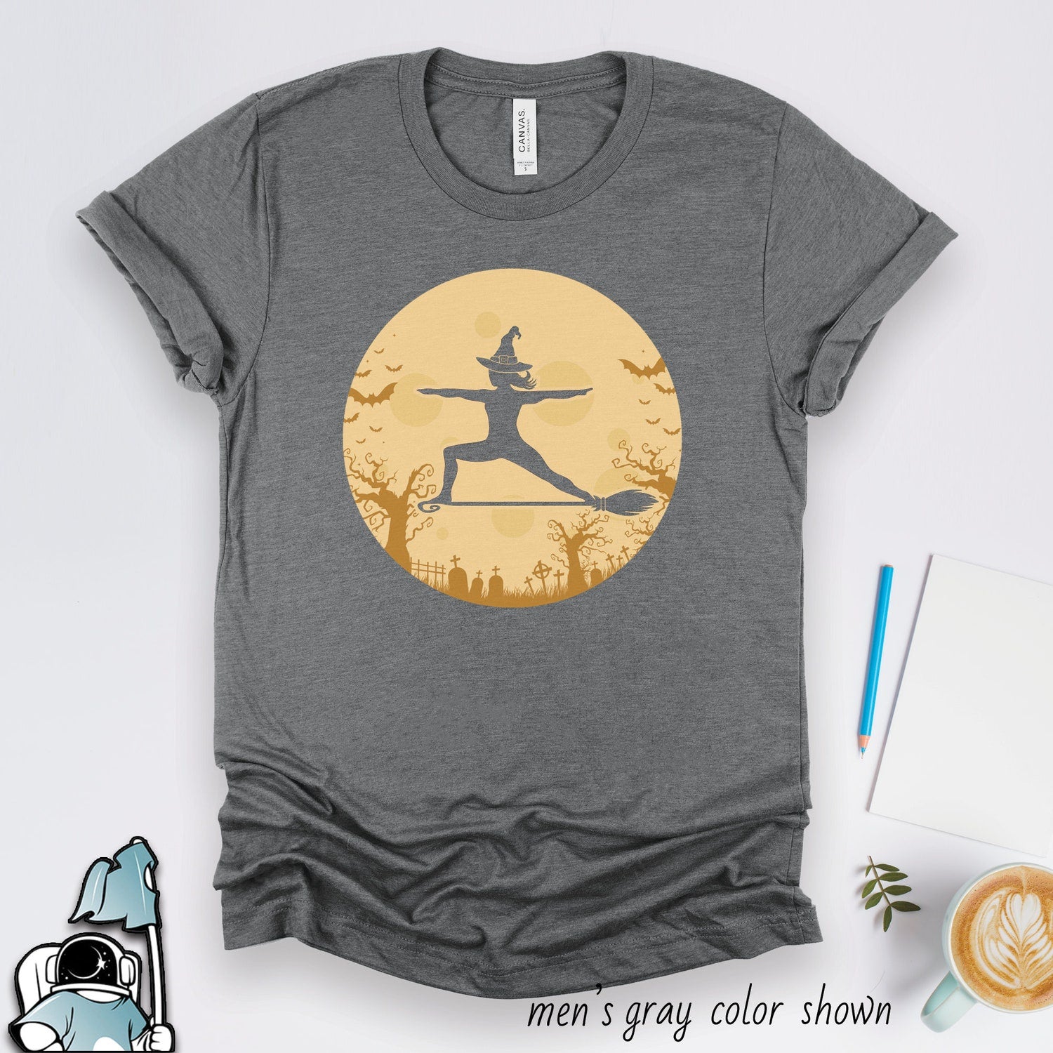 Yoga Witch Shirt: Halloween Yoga & Meditation Gifts for Witches