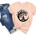 Yoga Shirt, Yoga Gift: Namaste Shirt, Buddha Silhouette Peace Love Yoga Chakra Tee