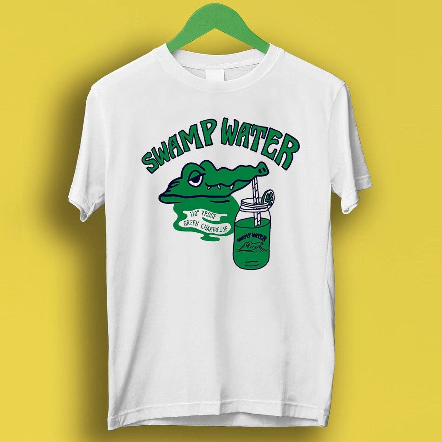 Swamp Water Alligator T-Shirt | Funny Meme Gift | Style Unisex Gamer Tee