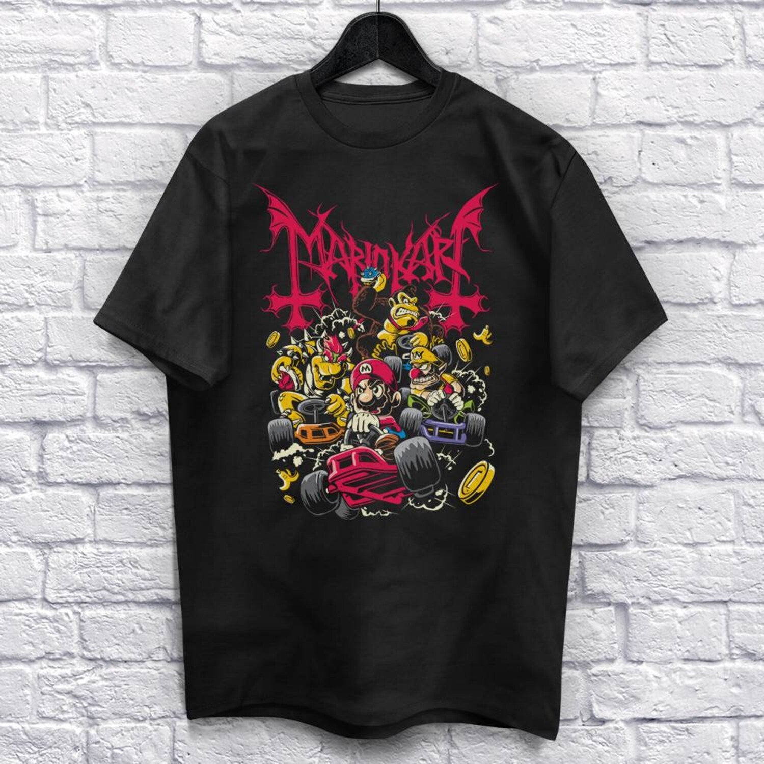 Road Fury T-Shirt | Funny Racing T-shirt | Retro Gaming Metalhead Tee