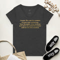 You Are Creator Universe V-Neck T-Shirt | Motivational Inspirational Positive Quotes Workout Yoga Tee Gift