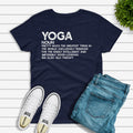 Yoga Shirt, Funny Yoga Definition T-shirt: Gift for Yoga Lover Unisex Tee