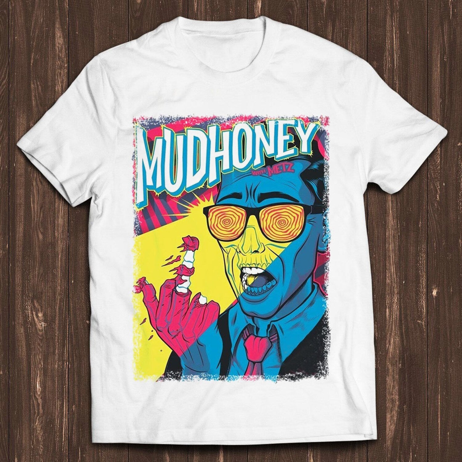 Mudhoney Band Heaven Rock Grunge Meme Gift Funny Tee Style Unisex Gamer Cult Movie Music T Shirt C7224