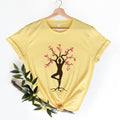 Yoga Shirt Gift Namaste Yogi Lover Meditation Womens Spiritual Buddha Peace Chakra Tee