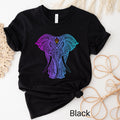 Elephant Yoga Shirt: Mandala Yoga Gift, Meditation Tee