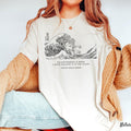 Thich Nhat Hanh Shirt: Enlightenment Quote Tee, Kanagawa Great Wave Meditation T-shirt Gift