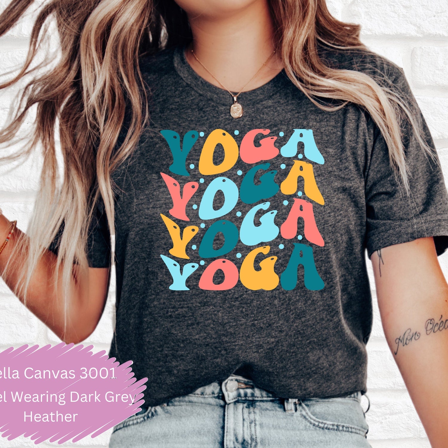 Yoga t-shirt Retro Yoga shirt: Motivational Inspirational shirt, Meditation, Yoga Gift