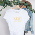 Minimalist Inspirational Quote Shirt | Breathe Believe Yoga Instructor Motivational Teacher Lover Gift Tee