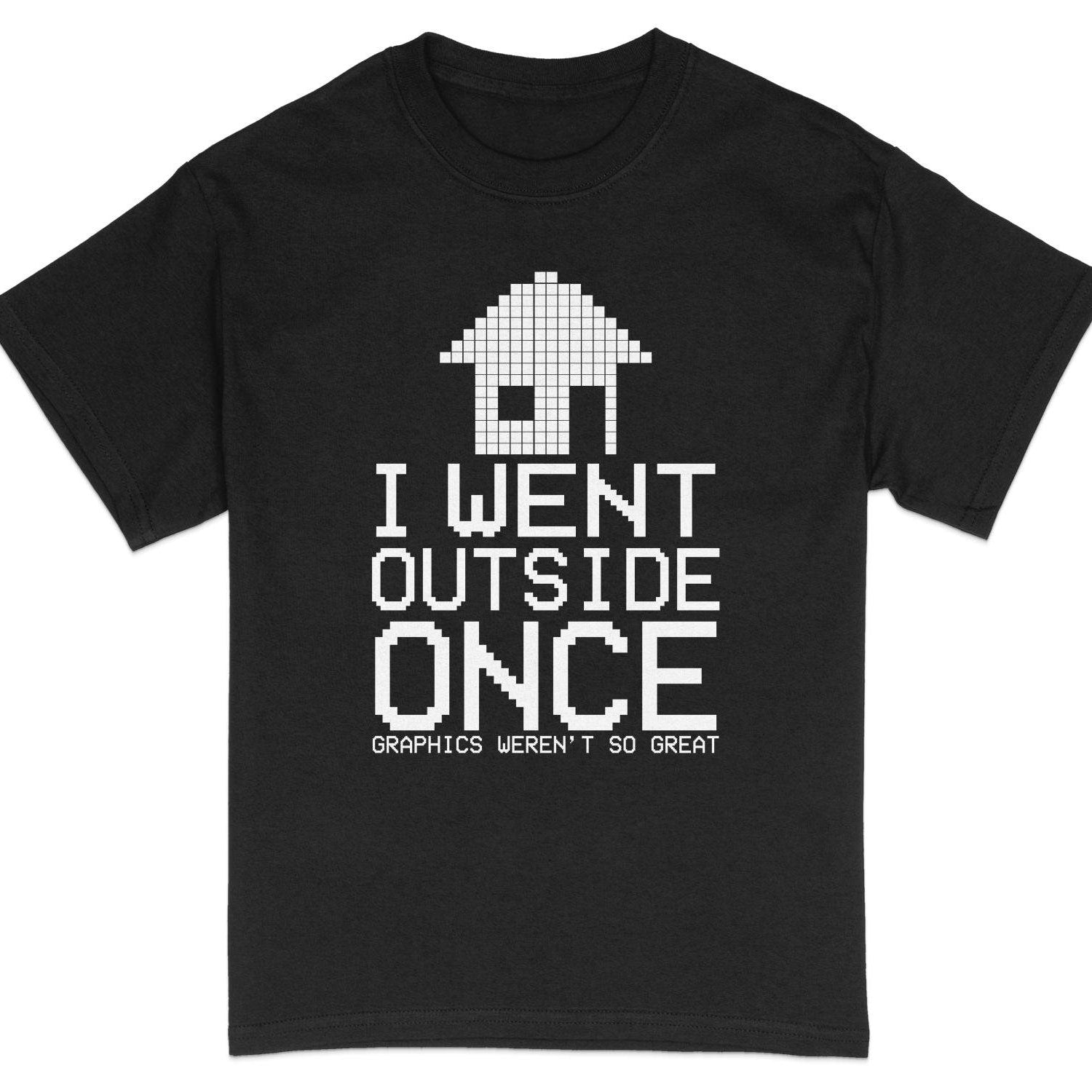 Retro Gamer T-Shirt: Pixelated Graphics, Funny Video Game Tee