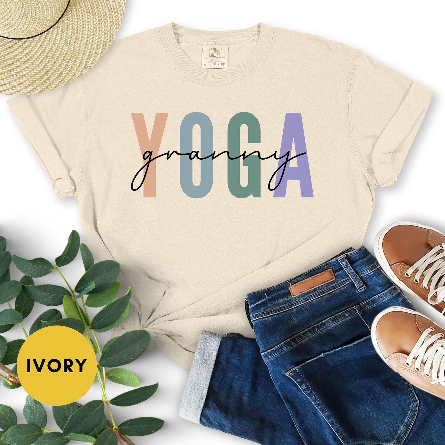 Yoga Shirt | Yoga Granny Grandma Workout For Women Mother's Day Gift
