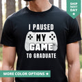 I Paused My Game To Be Here Shirt, Funny Gaming TShirt for Men, Dad Gaming T Shirt, Fathers Day Gift from Daughter, Dad Gaming Tee from Wife