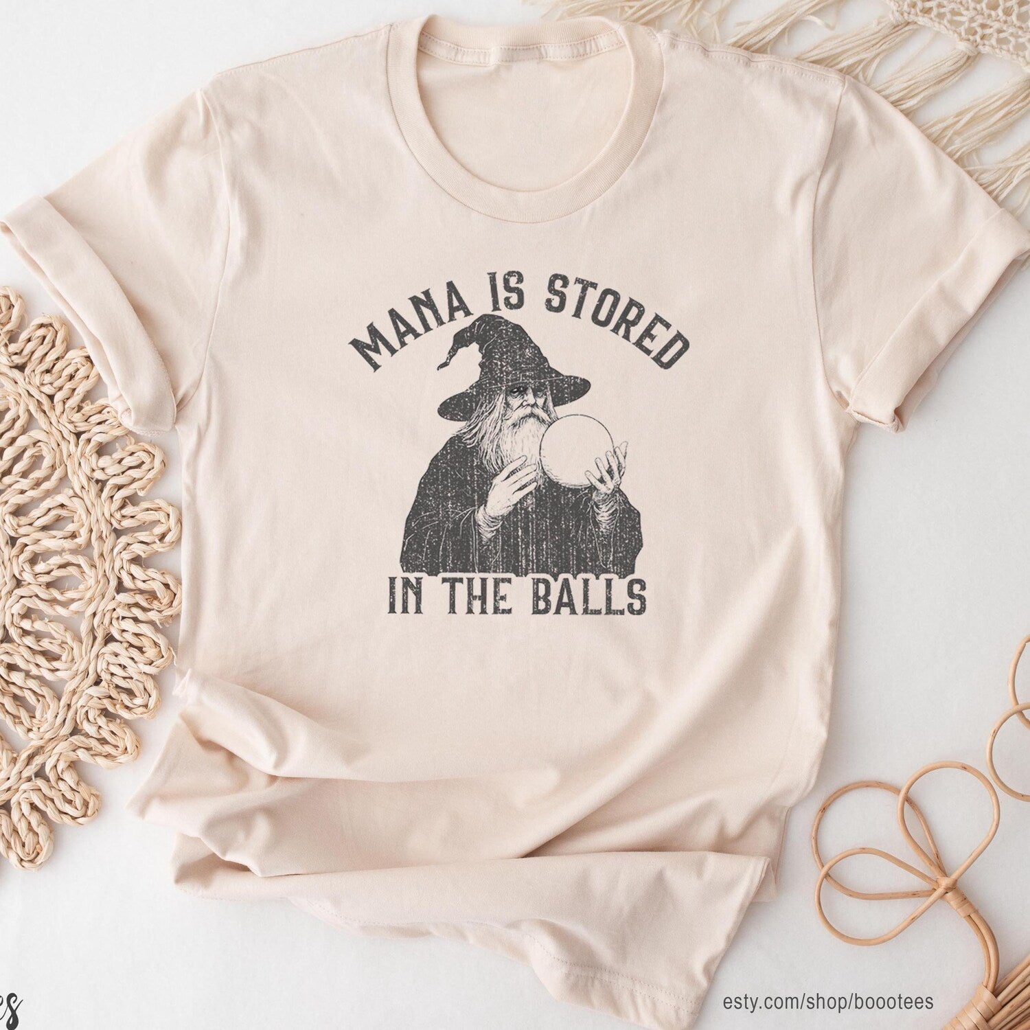 Wizard T-Shirt | Funny RPG Gamer Gift | Mana Dice Shirt