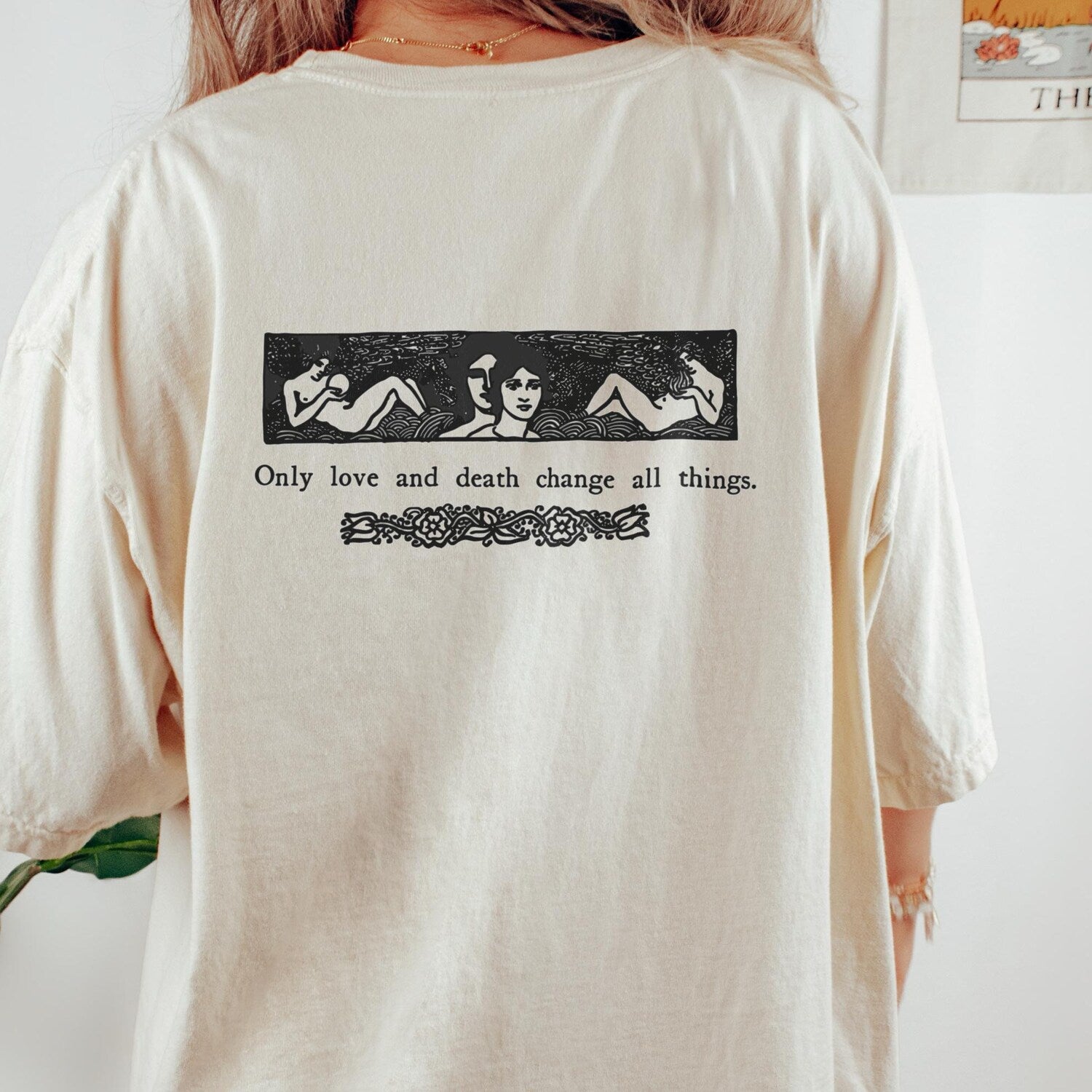 Love Death T-Shirt Khalil Gibran Quote | Zen Philosophy Spiritual Dharma Yoga Mindfulness Memento Mori Tee