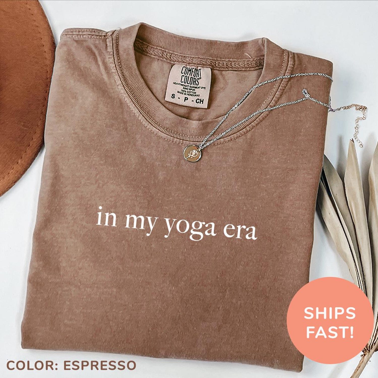 Comfort ColorsÂ® In My Yoga Era Shirt: Yoga Lover Shirt Fitness Workout Shirt Gift