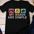 Gamers Fun Shirt | Video Game Gifts Tee Shirt | Gamer Dad Tee For Teens Xmas