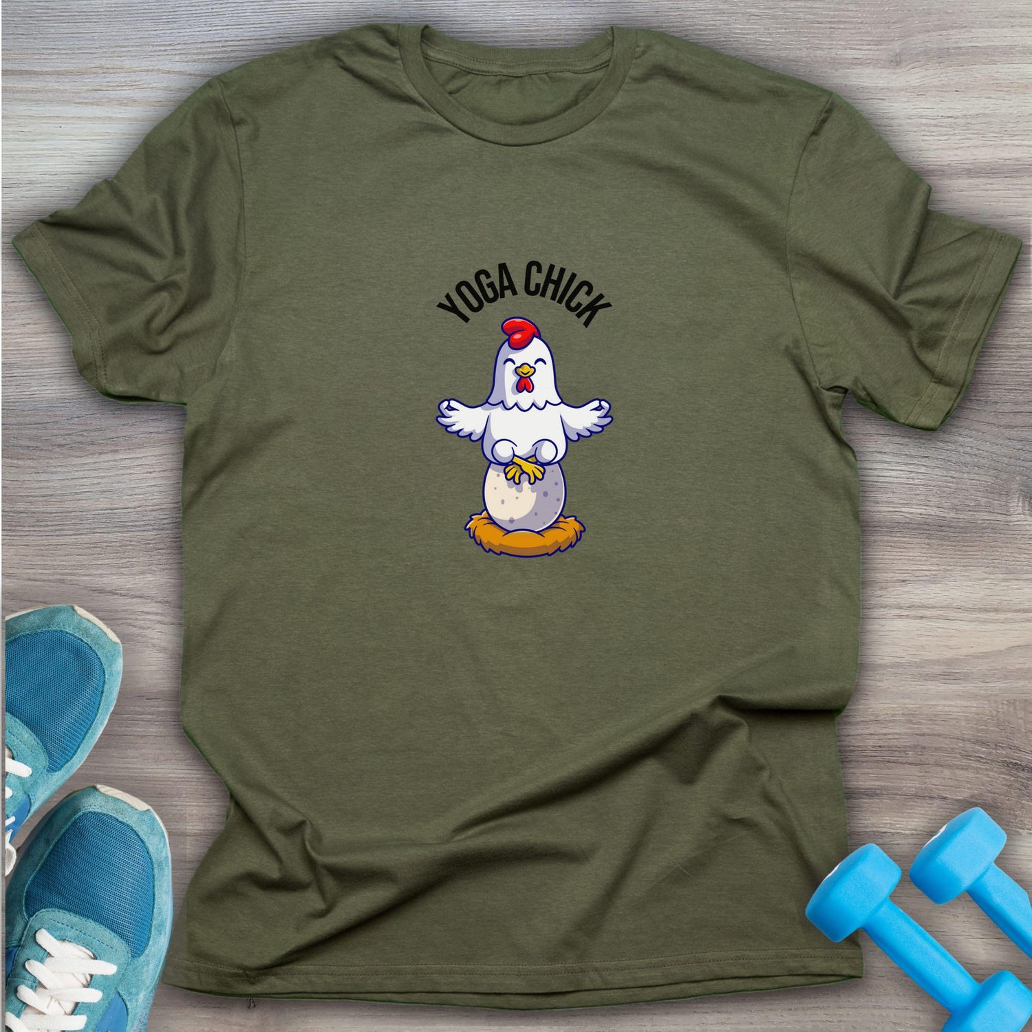 Yoga Chick Tshirt | Funny Meditation Clothes Instructor Meditate Gift Tee