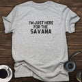 I'm Just Here For Savasana Yoga Shirt | Zen Tee Instructor Meditation Mental Health Breathe Gift Tee