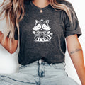 Yoga T-shirt Gift | Zen Racoon Cute Boho Animal T-shirt