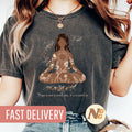 Yoga T-Shirt for Women: Boho Tee, Mindfulness Apparel Meditation Clothing Spiritual Shirt Gift
