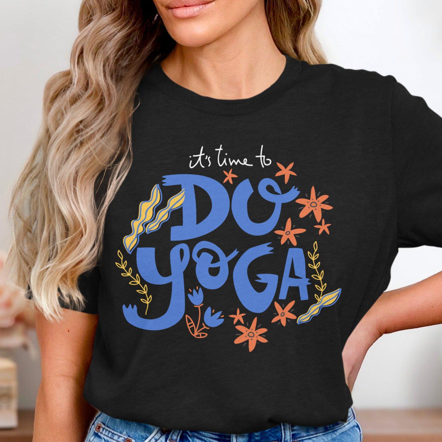 Yoga Motivational Yoga Quote T-Shirt: Inspirational Workout Tee Vibrant Fitness Apparel Gift