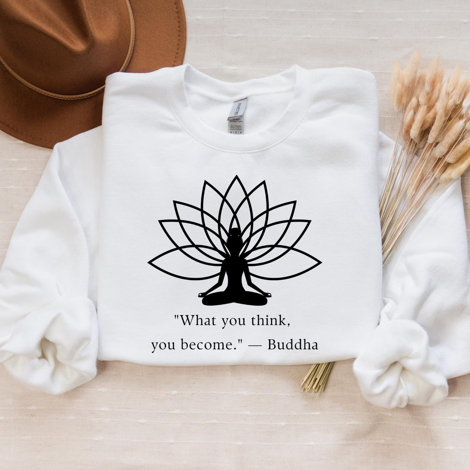 Yoga Sweatshirt For Woman Shirt Meditation Spiritual Workout Lover Hoodie Pose Tee Gift
