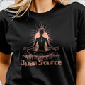 Open Source Mindfulness T-Shirt | Tech Infused Yoga Meditation Wellness Enthusiast Apparel Tee