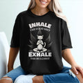 Relaxing Cat Comfort Colors T-Shirt | Funny Yoga Meditation Tee