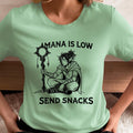 WoW Mana Low Shirt | Funny RPG Gamer T-Shirt | Fantasy Gaming Gift For Mages