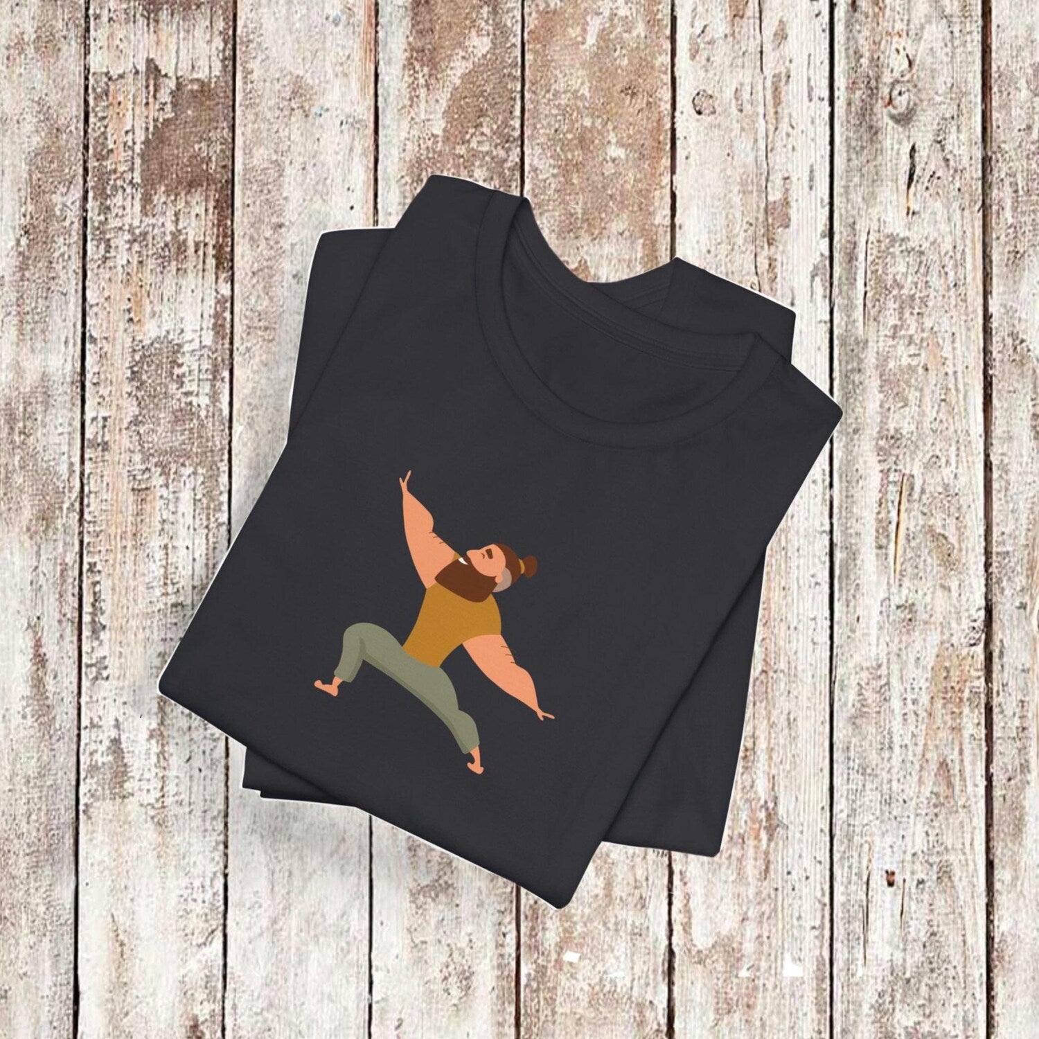 Yoga Shirt Mindful Beast | Jersey Short Sleeve Tee Yoga Gifts Lover Men